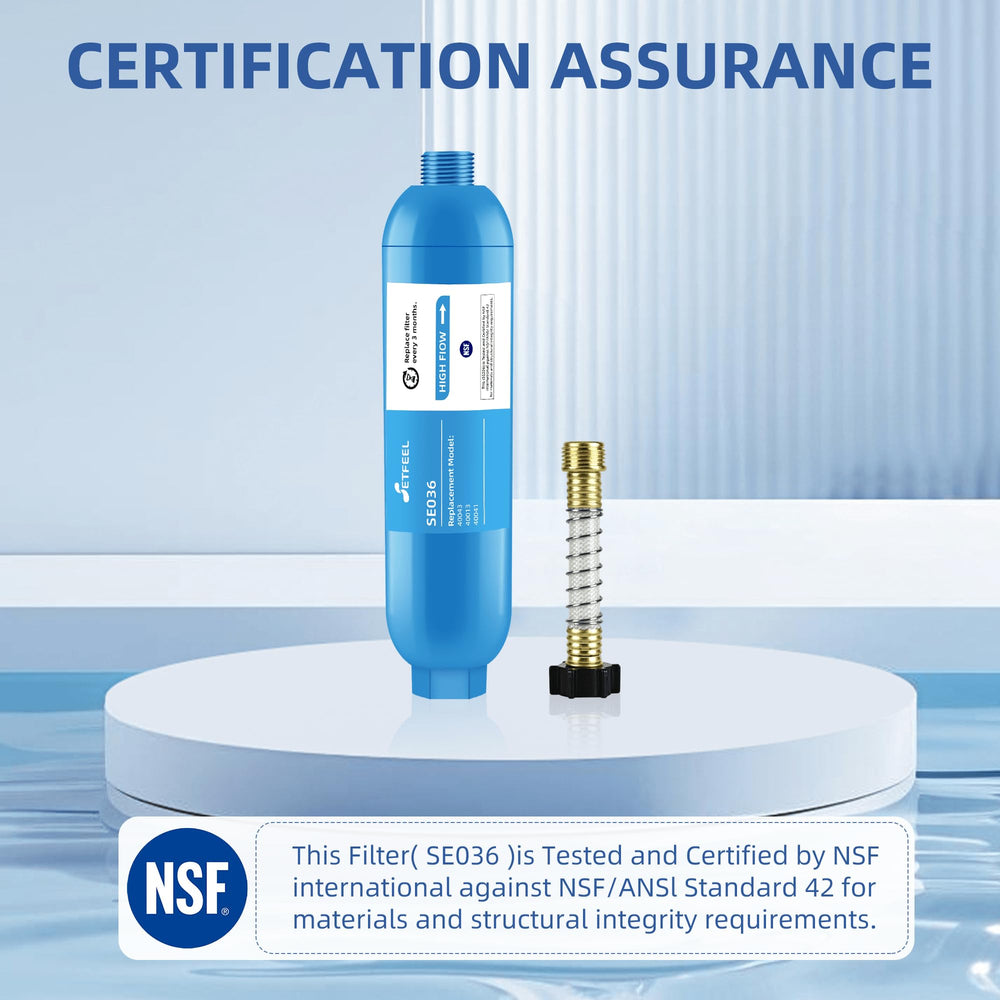 SETFE standard hose attachment compatible with common water supplies.