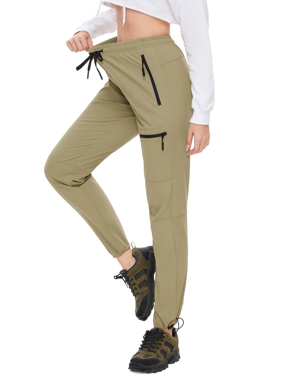 SEVEGO women's hiking pants worn tall inseam 30in for all day comfort