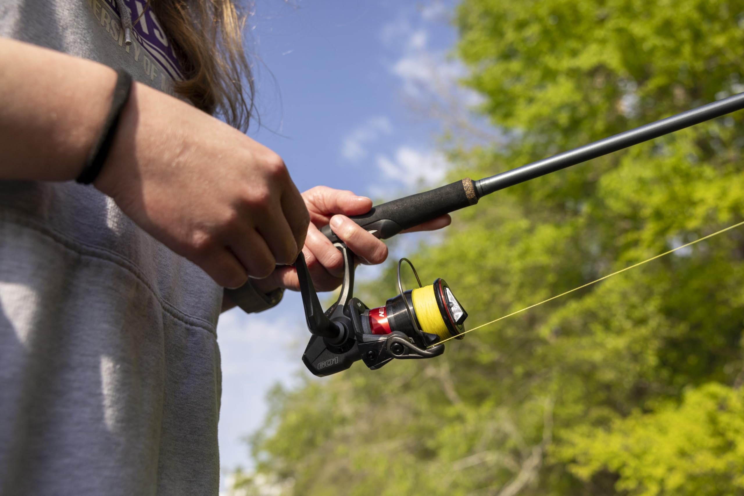 SEVIIN GFS2500 spool with braid band and smooth aluminum finish.