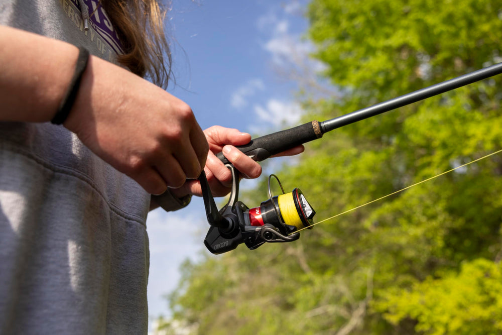 SEVIIN GFS2500 spool with braid band and smooth aluminum finish.