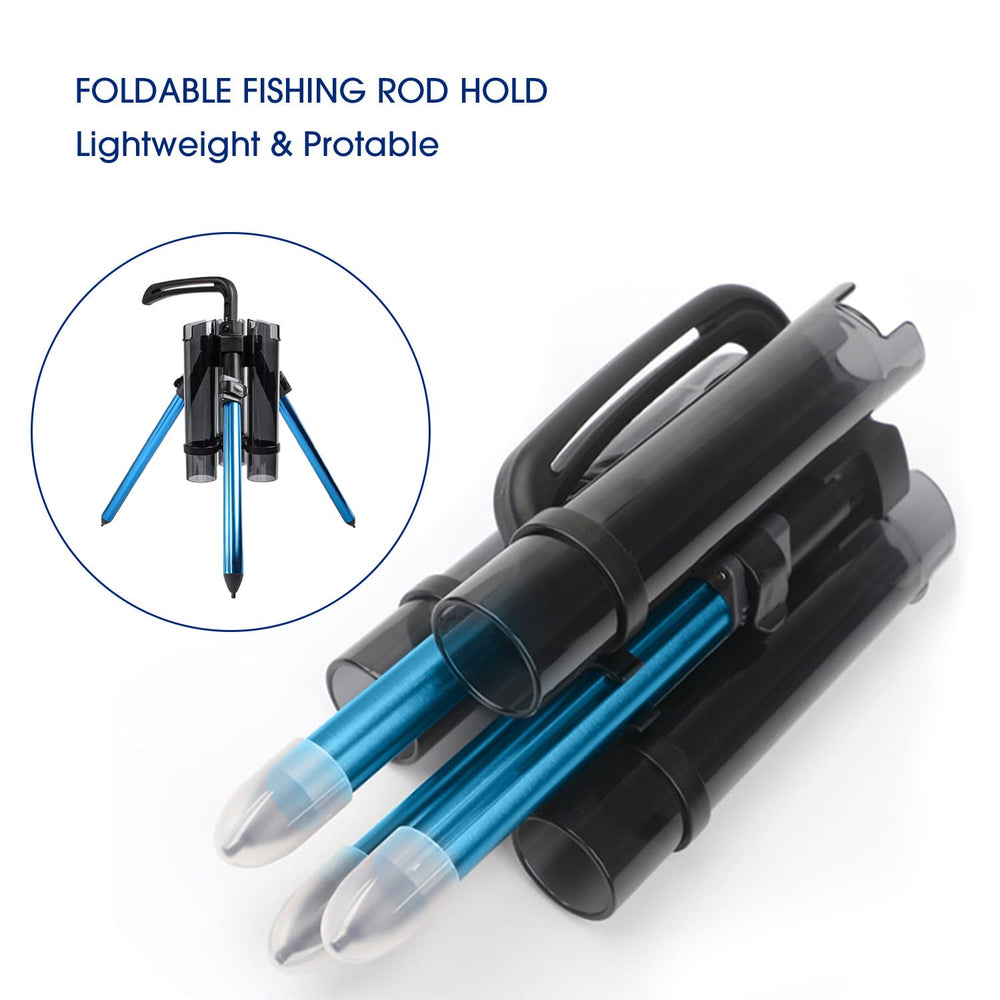 SevnElk 3-Tude rod holder aluminum-polypropylene construction offers strength with light weight.
