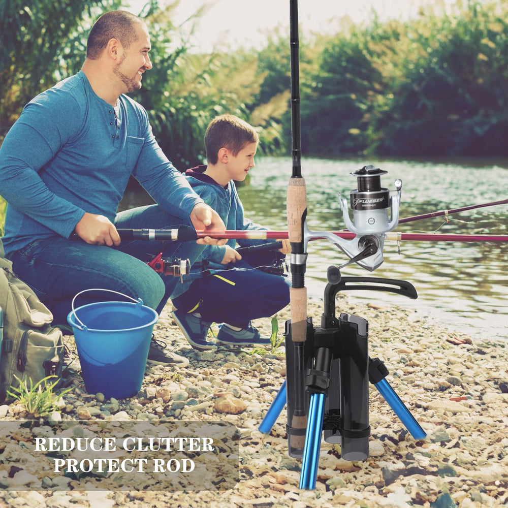 SevnElk 3-Tude rod holder keeps gear organized and accessible.