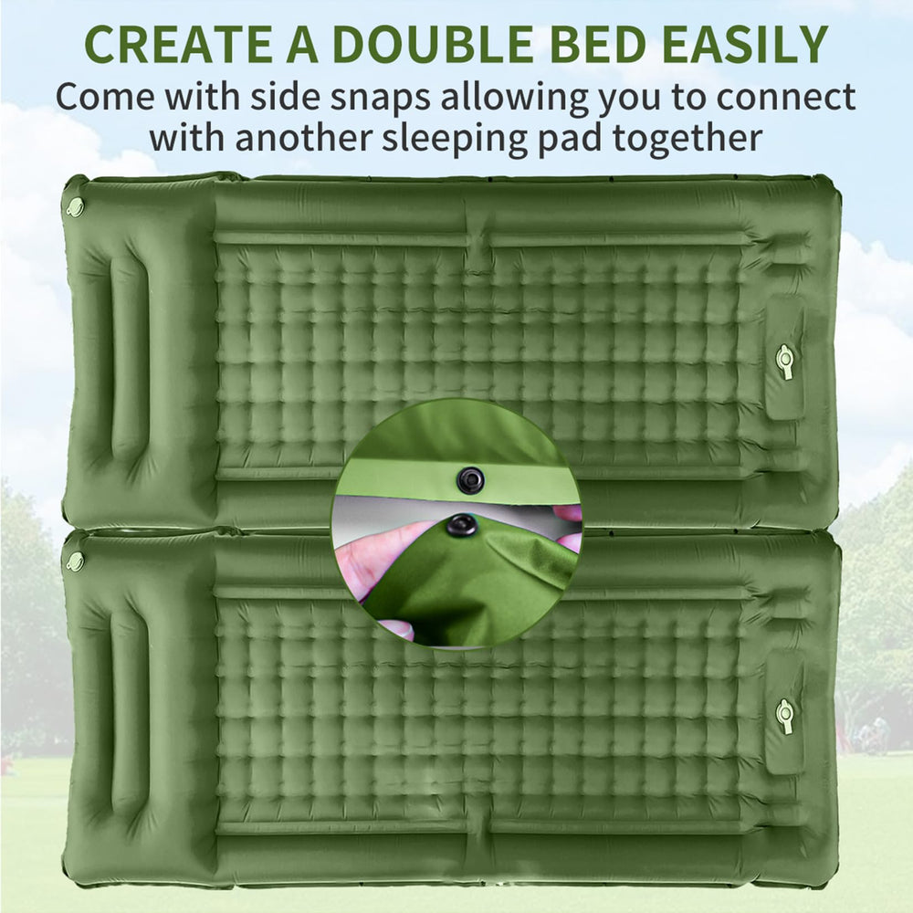 SEVNPRIME 78-inch sleeping pad provides long, comfortable space for sleeping outdoors