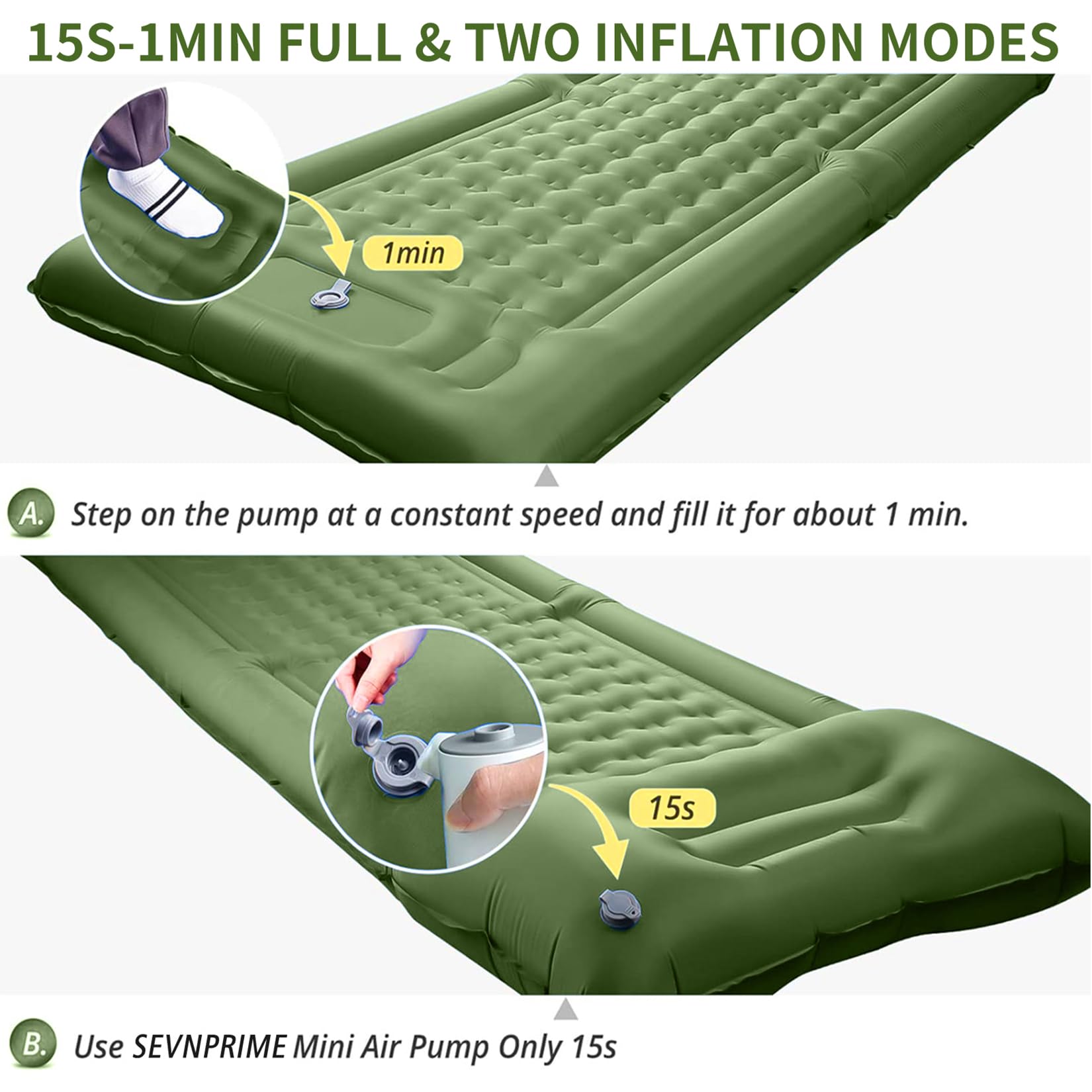 SEVNPRIME waterproof surface stays dry in rain and wet environments