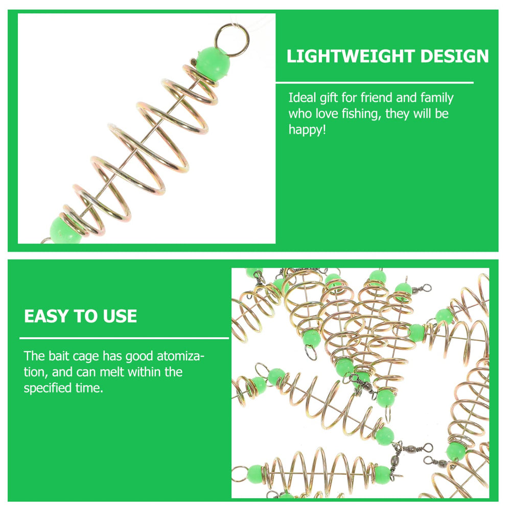 SEWACC 3-14inch bait spring fits compact carp rigs for easy use.