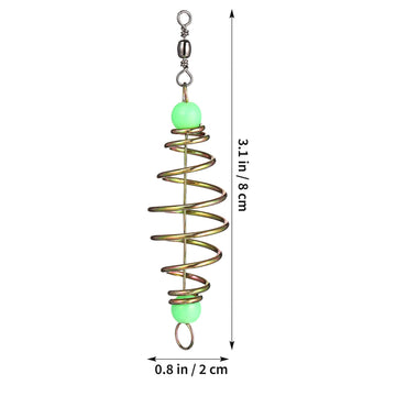 SEWACC luminous beads design bait cages for better visibility in dim conditions.
