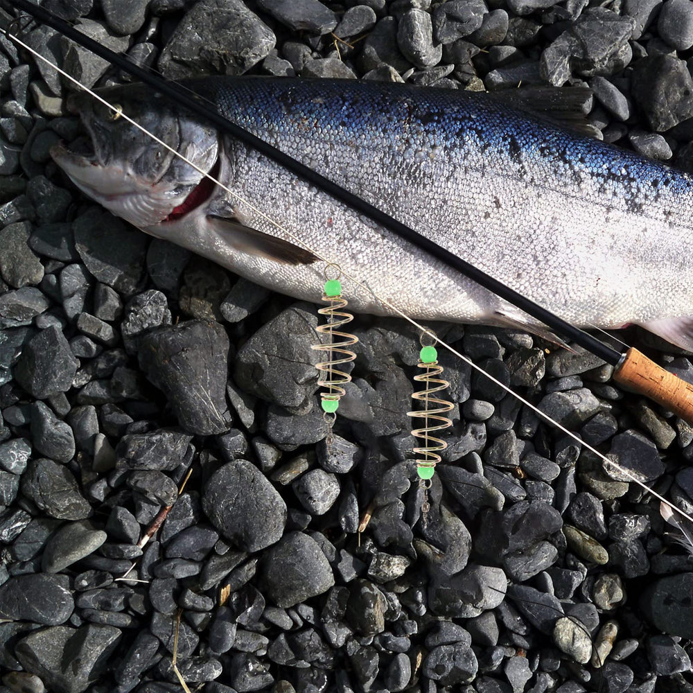 SEWACC olive-design bait spring aids even distribution on rigs.