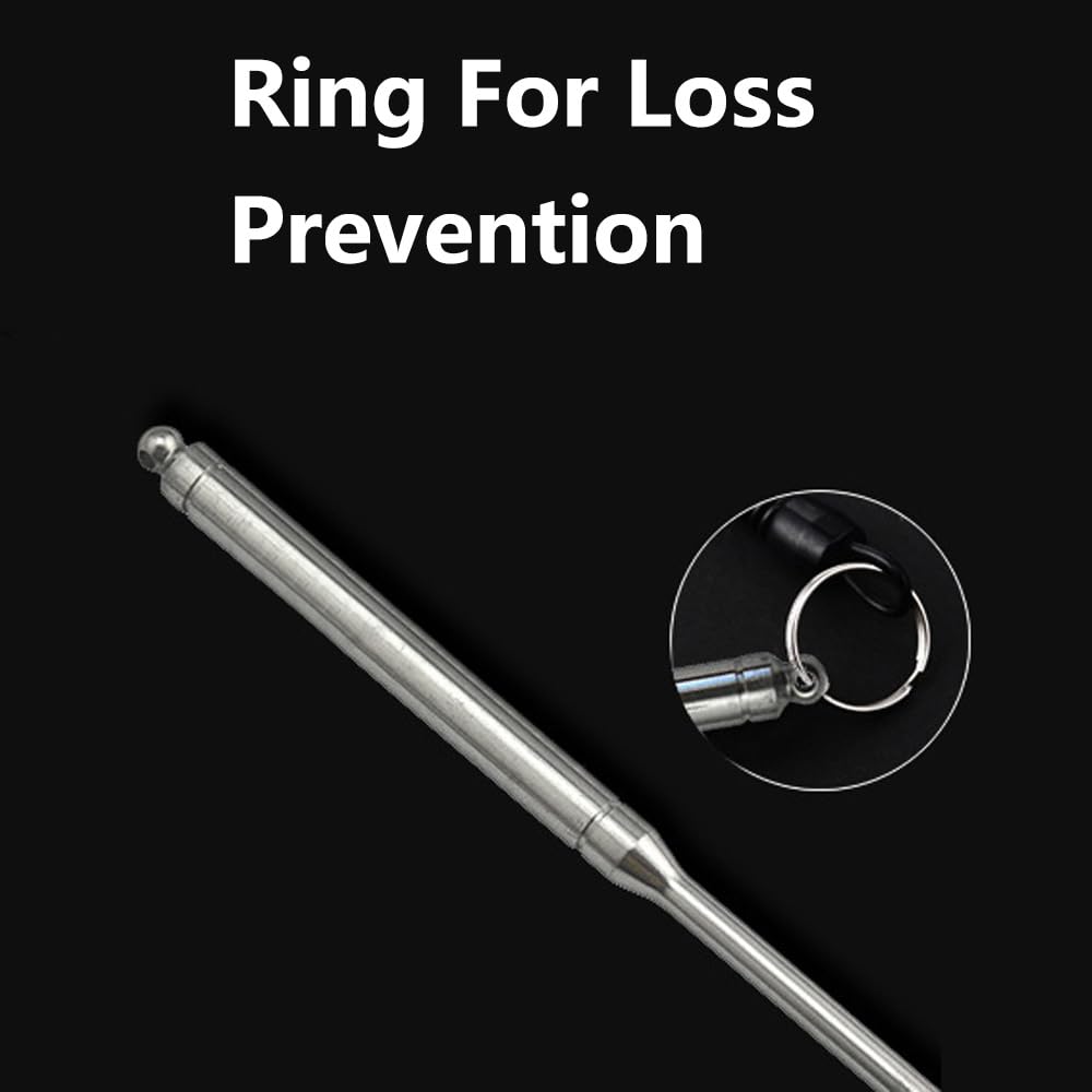 Ergonomic ring enables lanyard attachment to prevent loss