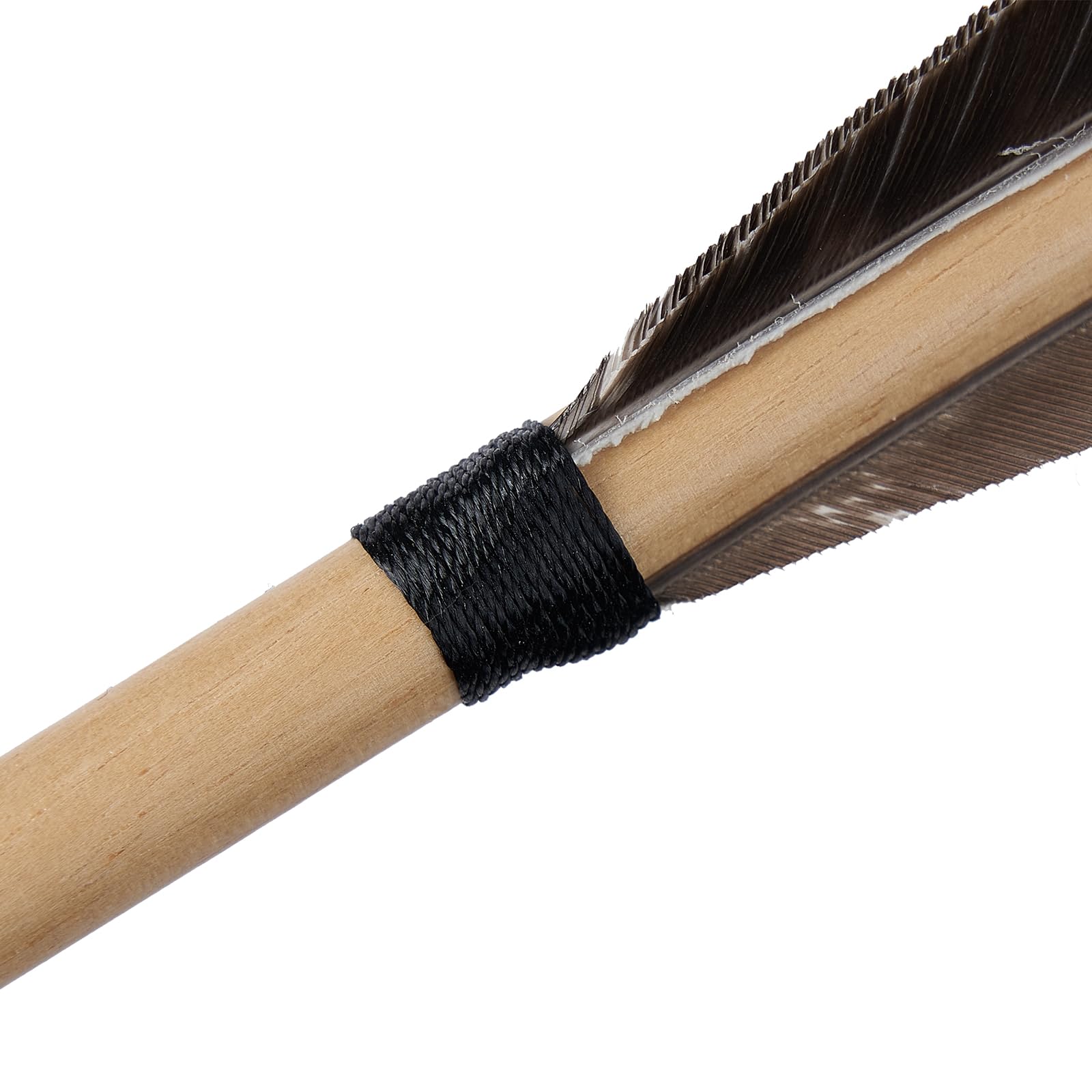 S F 12 arrows in natural finish suit practice targeting and historical archery vibes.