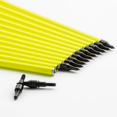 S F 28in carbon arrow with adjustable nocks for compound and recurve bows