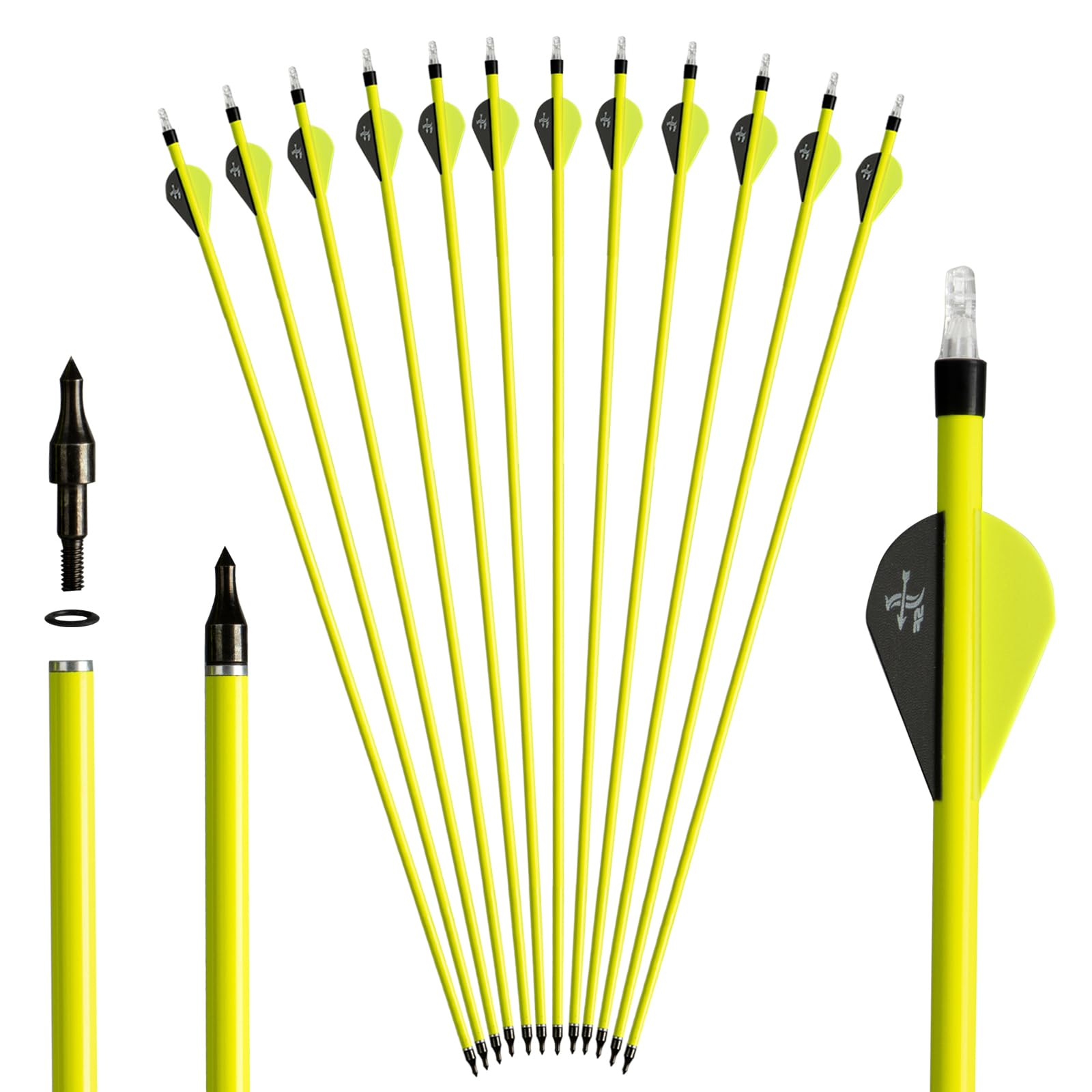 S F 28in carbon arrow point for targeted practice and durability