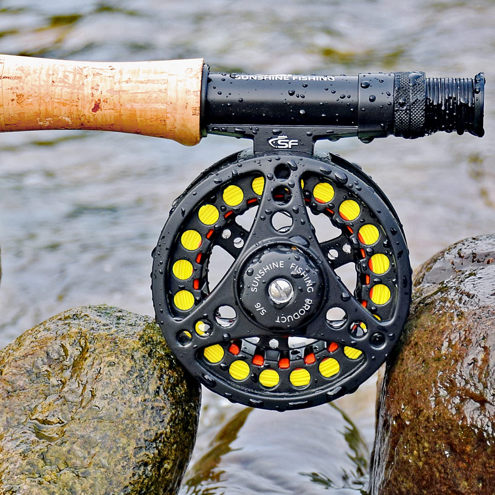 Audible ticking alarm on the reel