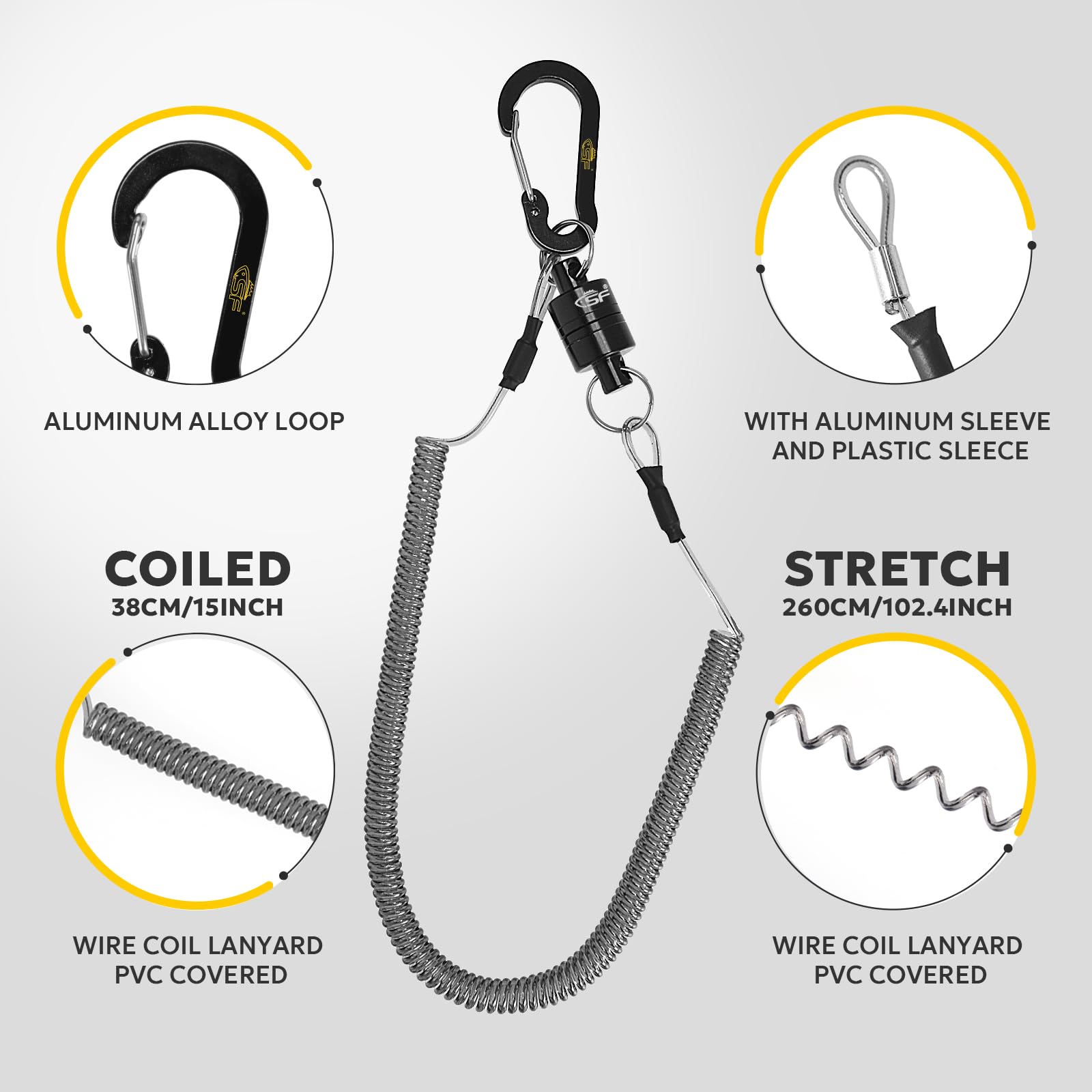 SF aviation aluminum magnets and carabiner resist rust for reliable use