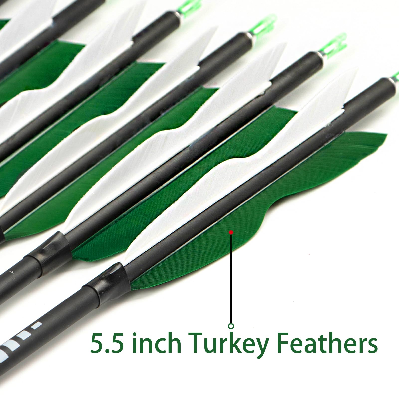 S F carbon arrow 500 spine measurements showing shaft specifications