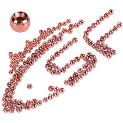 Copper 1/16 inch tungsten bead head eye close-up