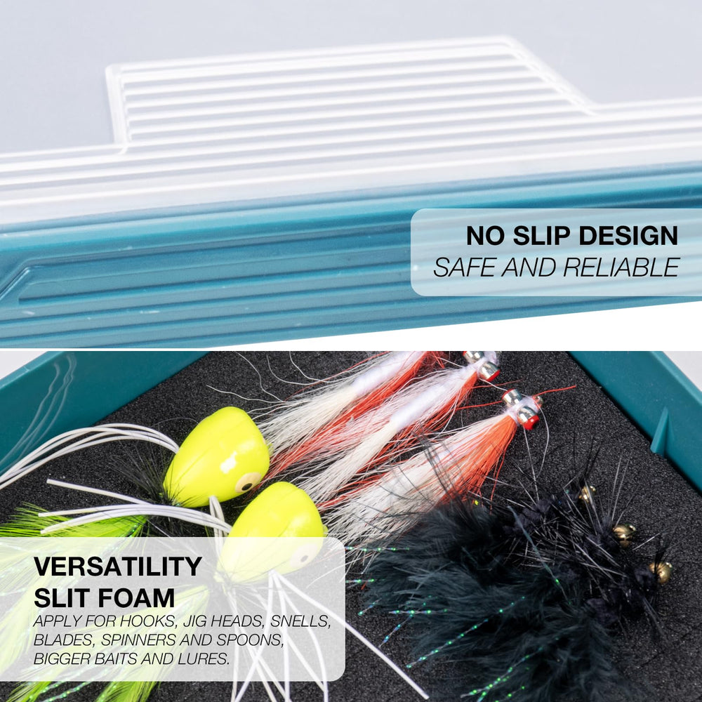 Organized storage for hooks, jig heads, spinners and spoons