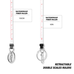 Stainless steel spit ring and buckle on zinger retractor