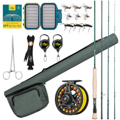 SF fly rod in emerald green carbon fiber for durable casting on trout streams