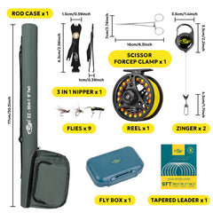 SF fly reel in matt black ready for quick line retrieval on freshwater setups