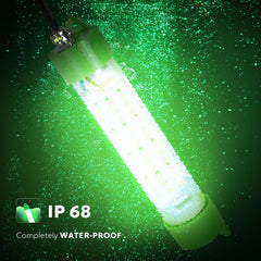 SF LED Underwater Fishing Light cigarette lighter power option for boat use