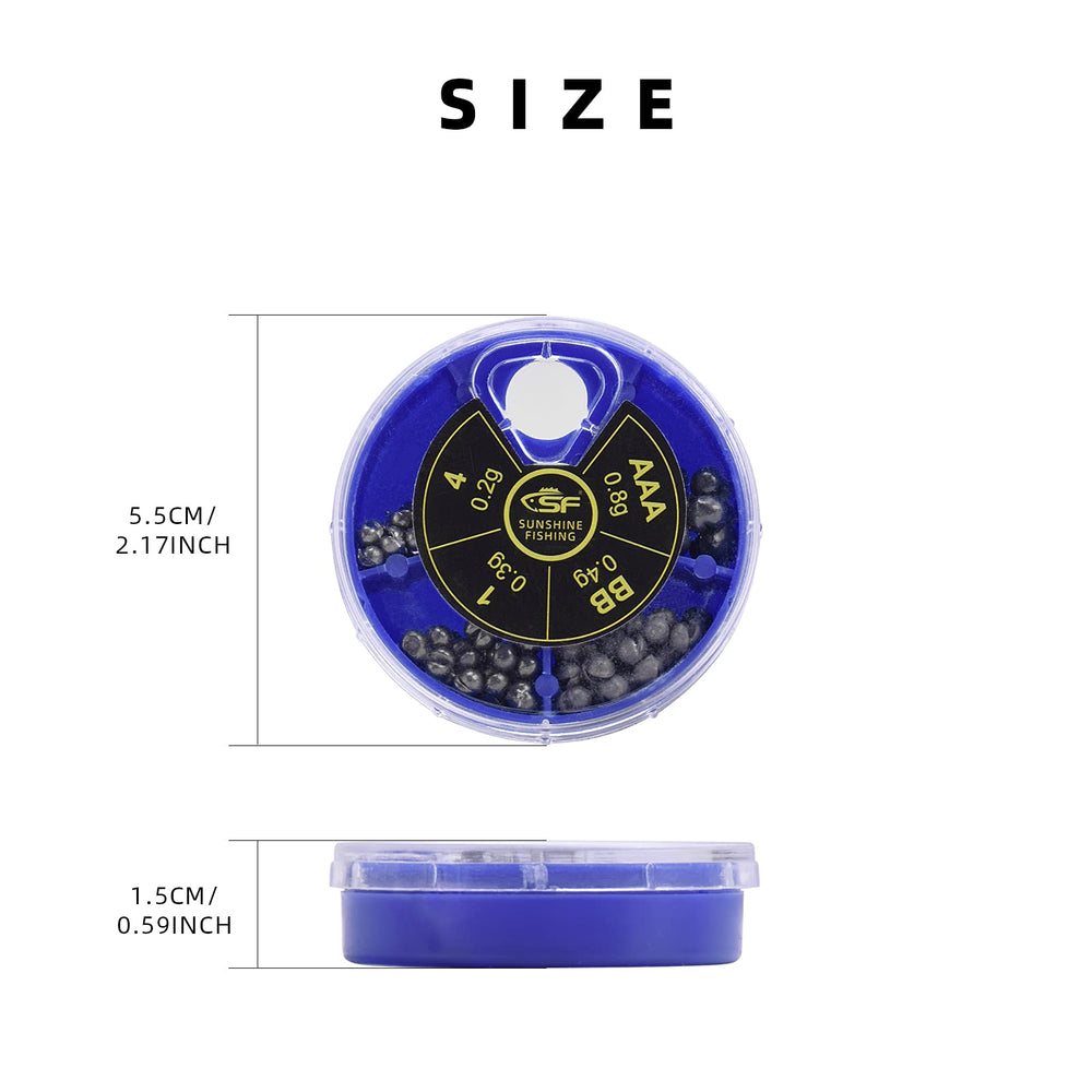 0.3g lead split shot (30 pcs)