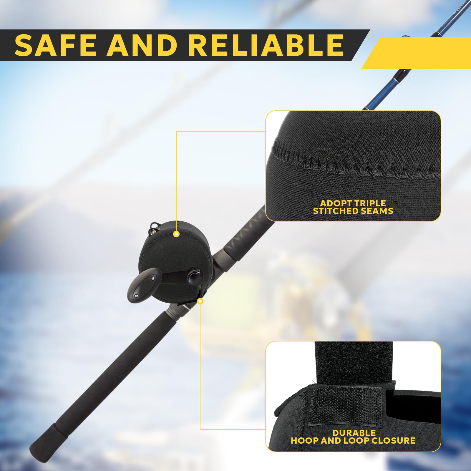 SF M-size cover fits popular reels like 50VSX and 30VSW