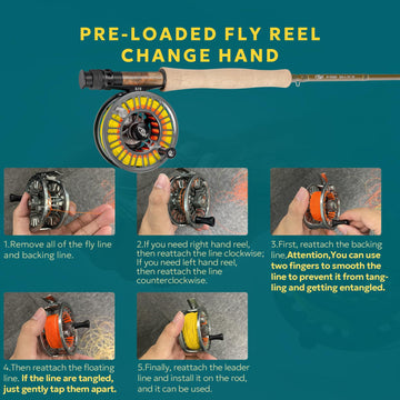 SF SF-003 Pro reel with pre-loaded line kit for easy freshwater fishing.