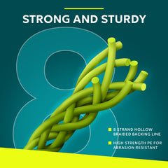 SF tapered leaders 9ft 0X-2X enables quick leader changes and reliable tippet connections