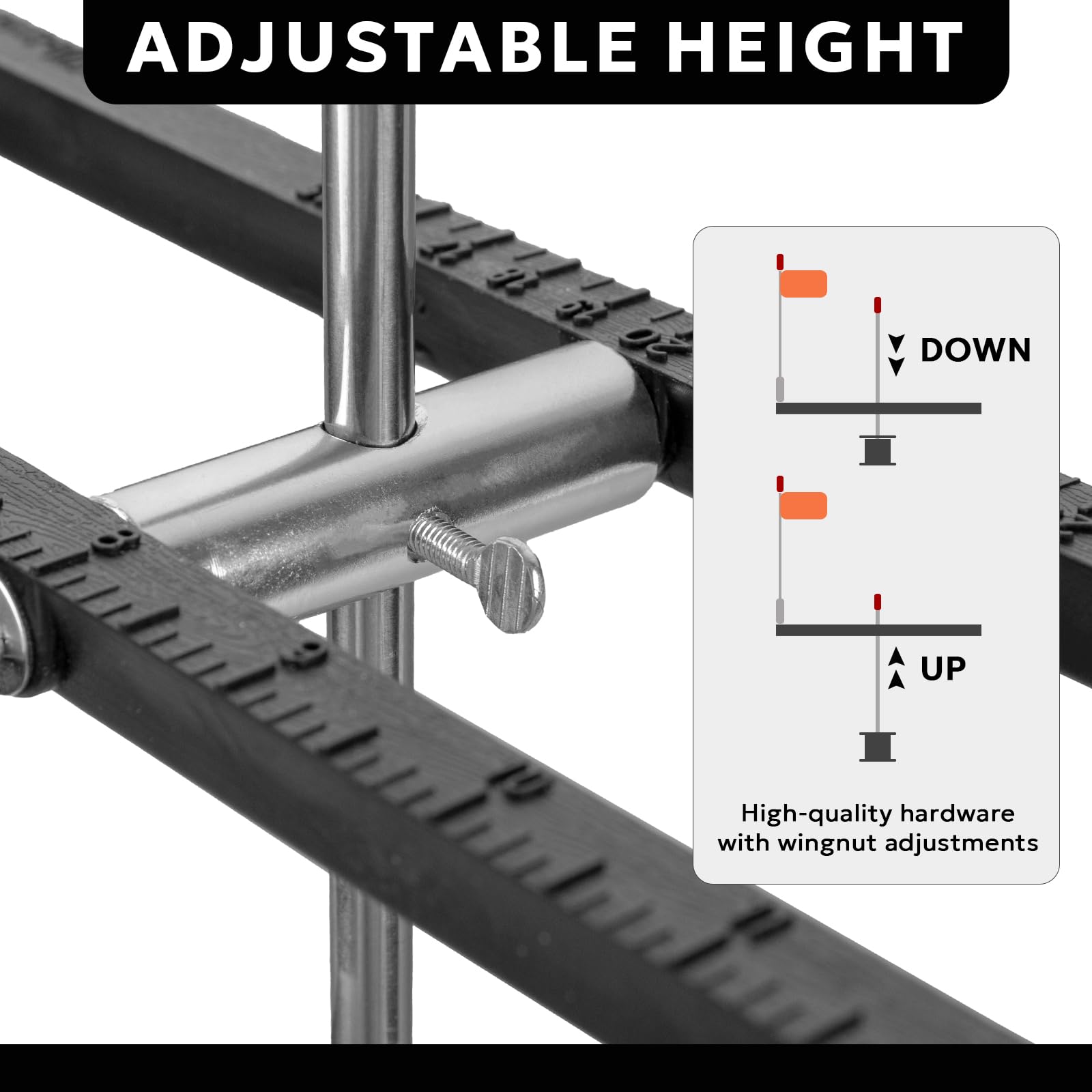 Tip-up with metal iron parts and durable plastic spool – image