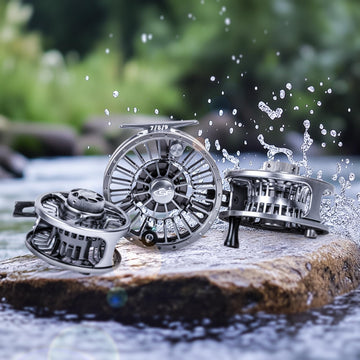SF005 reel compatible with 3/4/5 WT outfits for versatile setups.