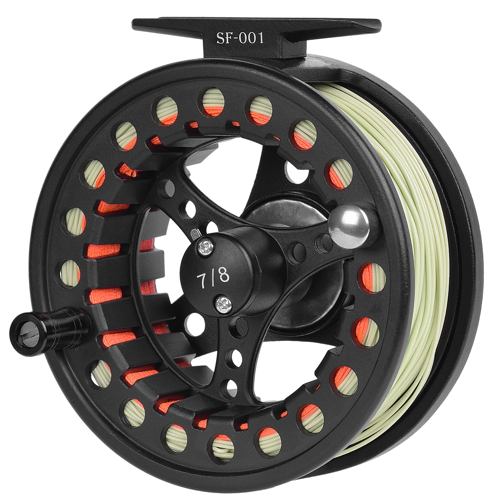 Reel with line loaded on 5/6wt setup