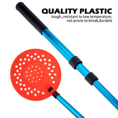 Ice scoop blue with aluminum alloy pole for durability