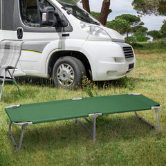 SFIHOME sturdy metal frame cot provides durable outdoor support.