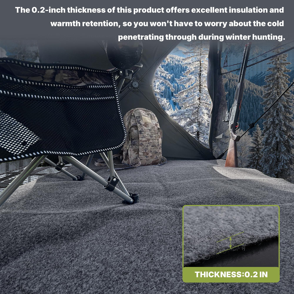 SFNSM floor mat absorbs moisture to keep platforms drier in wet conditions.