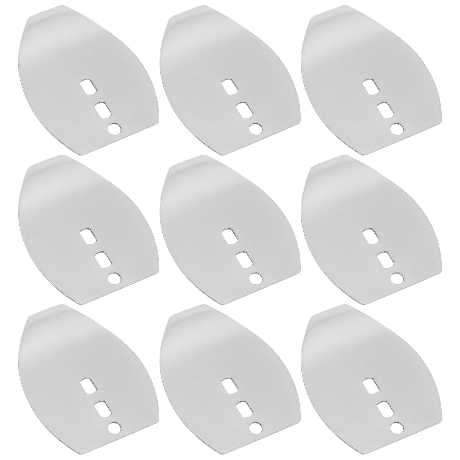 SG Store 50Pcs stainless steel swim jig dancer blades package