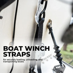 SGT KNOTS heavy-duty polyester webbing demonstrates flexible, durable strap