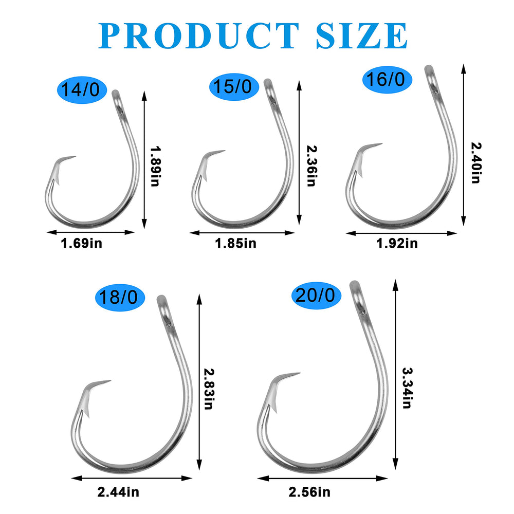 Shaddock circle hook with closed eye demonstrates durability and reduced gut hooking.