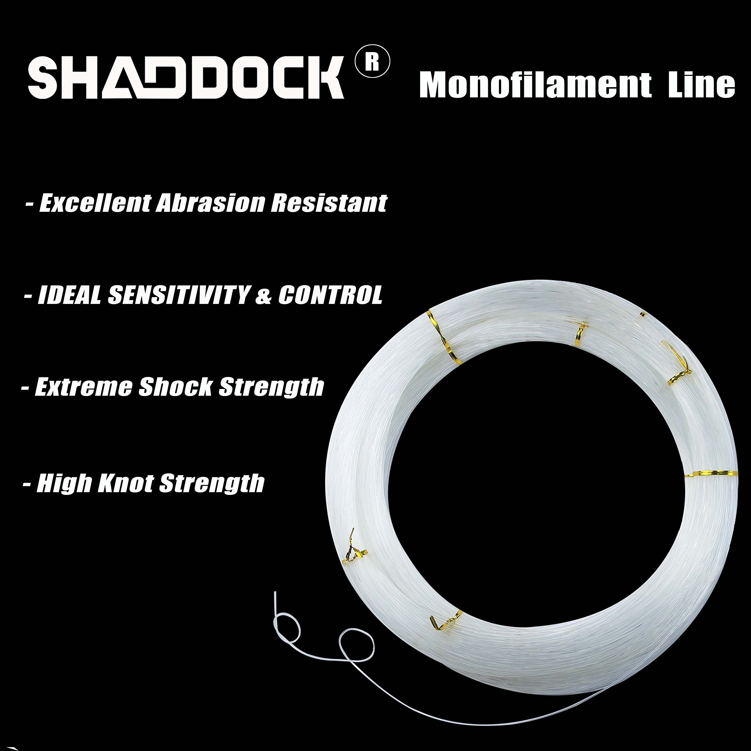 Shaddock Fishing line spool emphasizes high tensile strength for tough bites