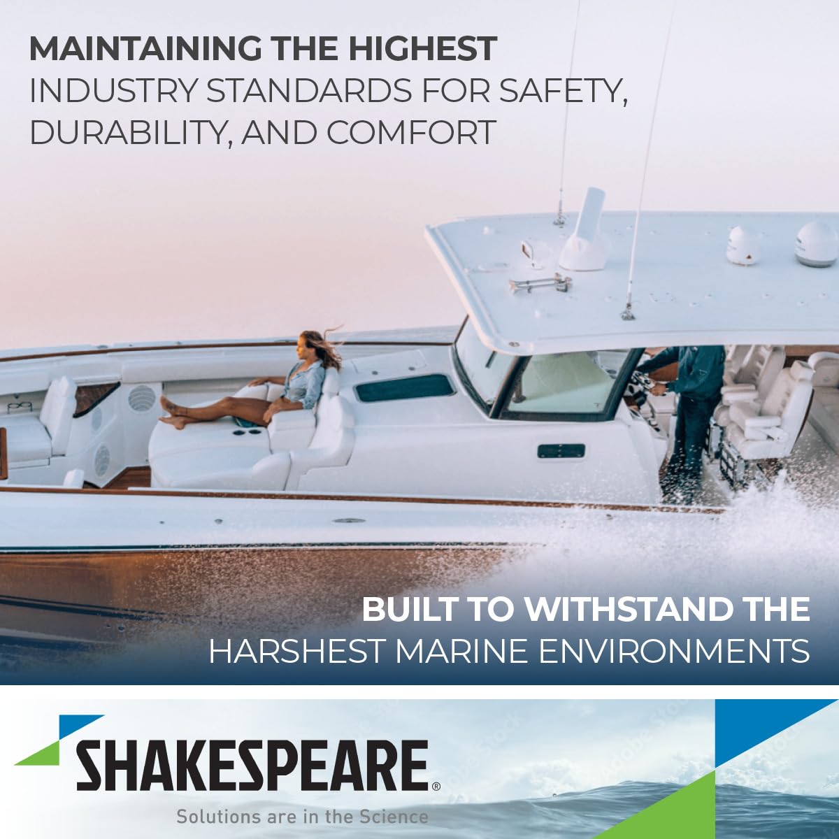 Shakespeare 4710 flange mount emphasizes durability and easy installation.