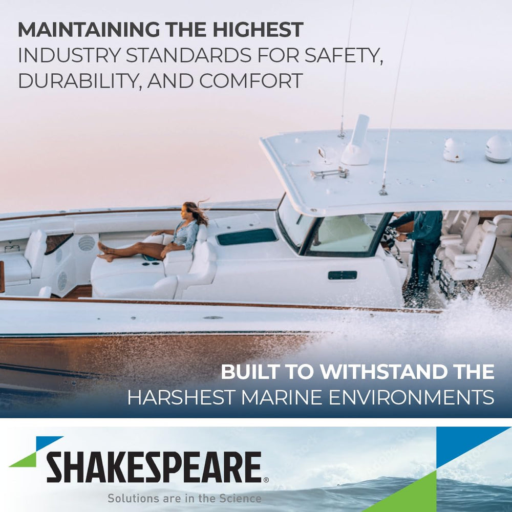 Shakespeare 4710 flange mount emphasizes durability and easy installation.