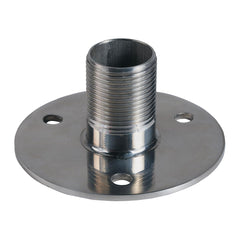 Shakespeare 4710 SS flange mount on deck securing GPS antenna installation.