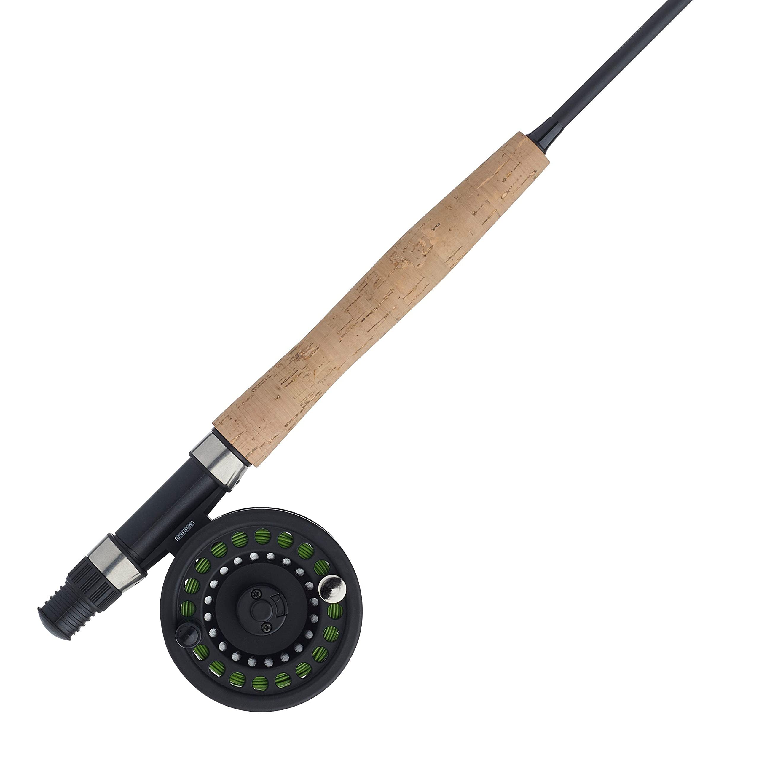 Shakespeare Cedar Canyon Premier fly reel-rod combo for versatile river fishing and beginner confidence.