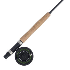 Shakespeare Cedar Canyon Premier fly reel-rod combo for versatile river fishing and beginner confidence.