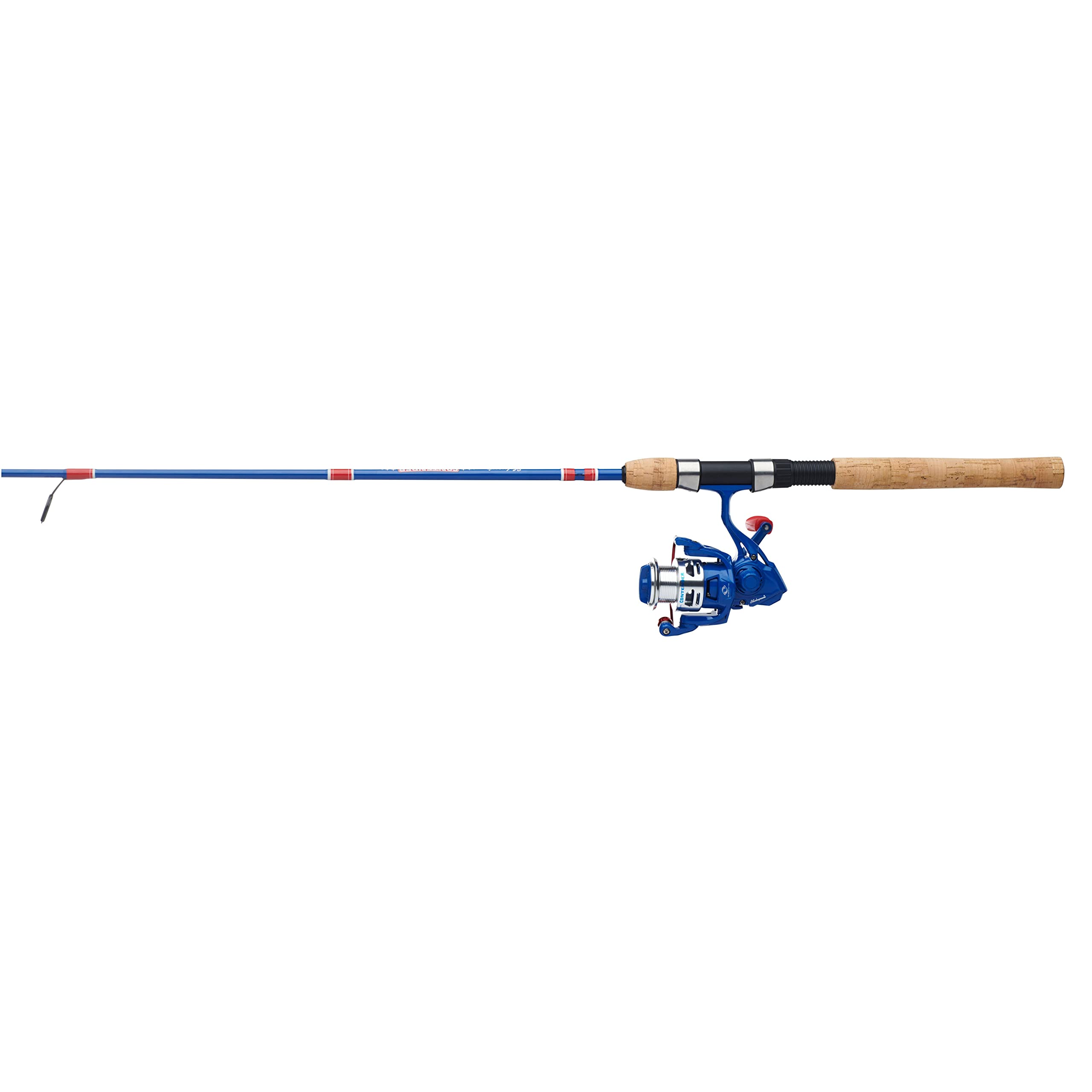 Shakespeare Contender oil-felt front drag system enables smooth line release during strong pulls.