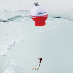 Shakespeare Hide-A-Hook Bobber weedless construction prevents snags in cover.