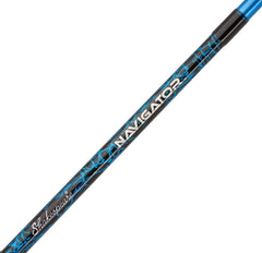 Shakespeare Navigator spincast with EVA split grip offers light comfortable handling