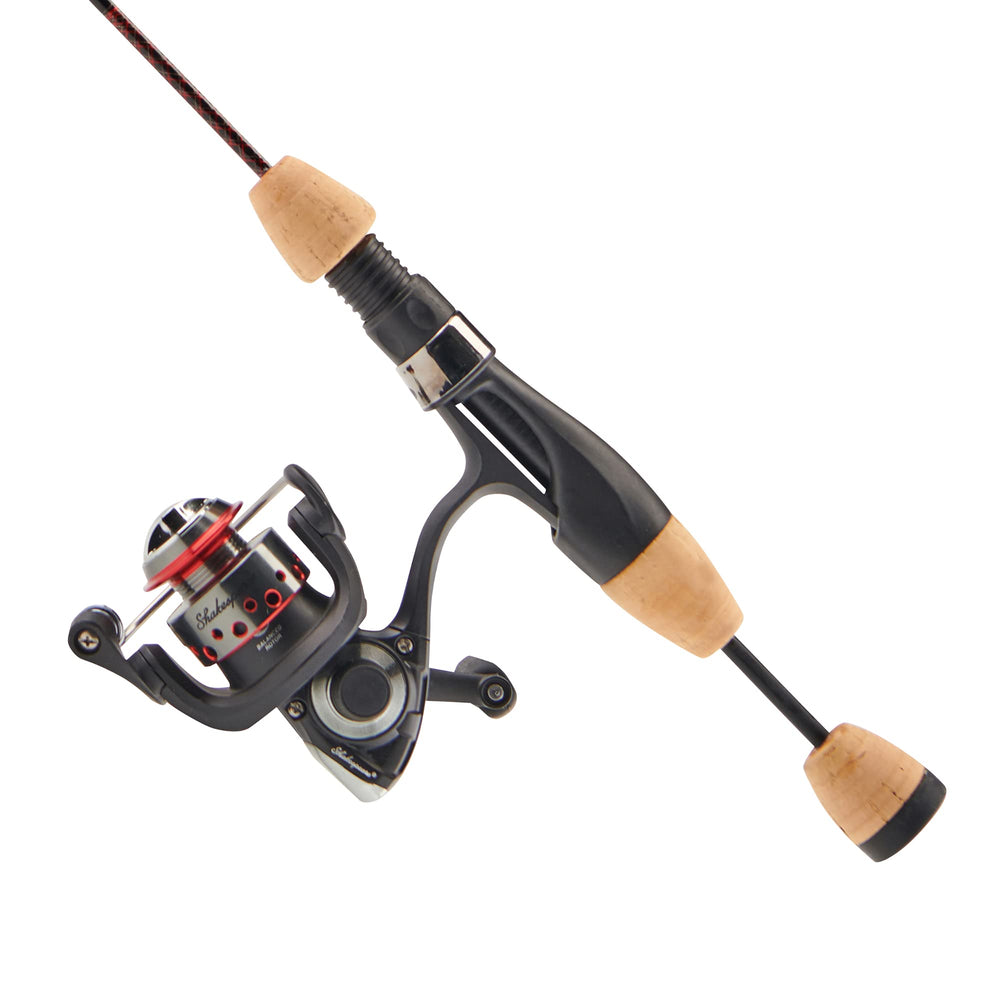 Shakespeare Ugly Stik Elite ice reel with graphite spinning design for smooth retrieves.