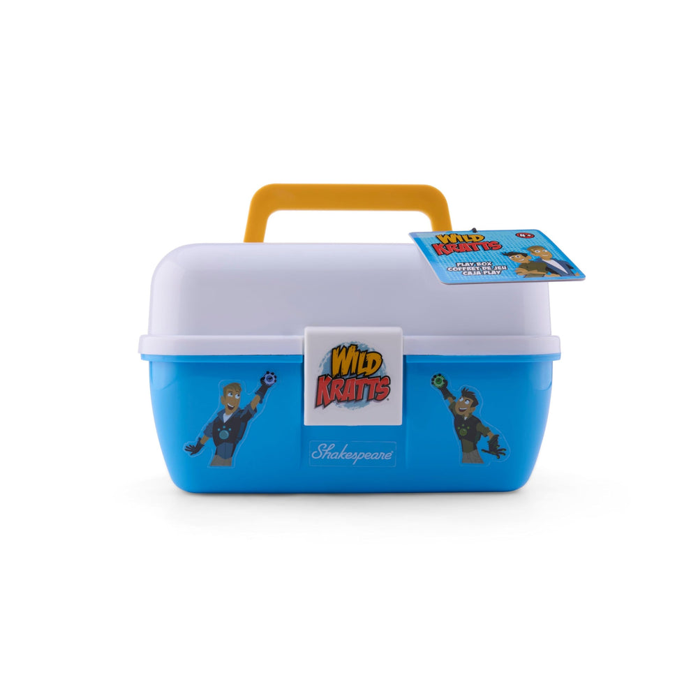 Shakespeare Wild Kratts Fishing Play Box compact design ideal for travel.