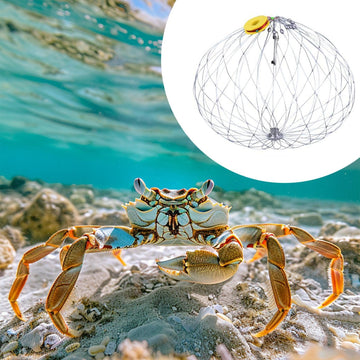 Shakven Crab Net for lobsters and crabs; versatile watercraft use