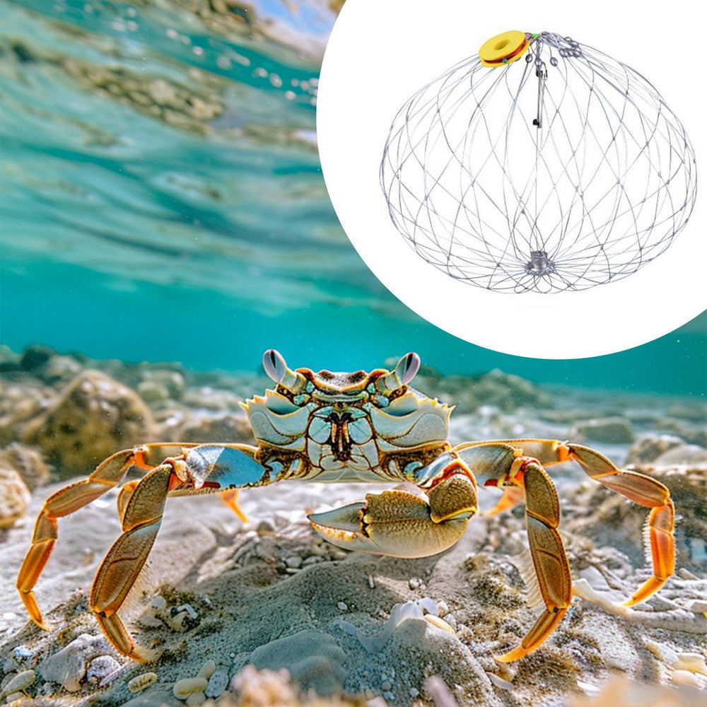 Shakven Crab Net for lobsters and crabs; versatile watercraft use
